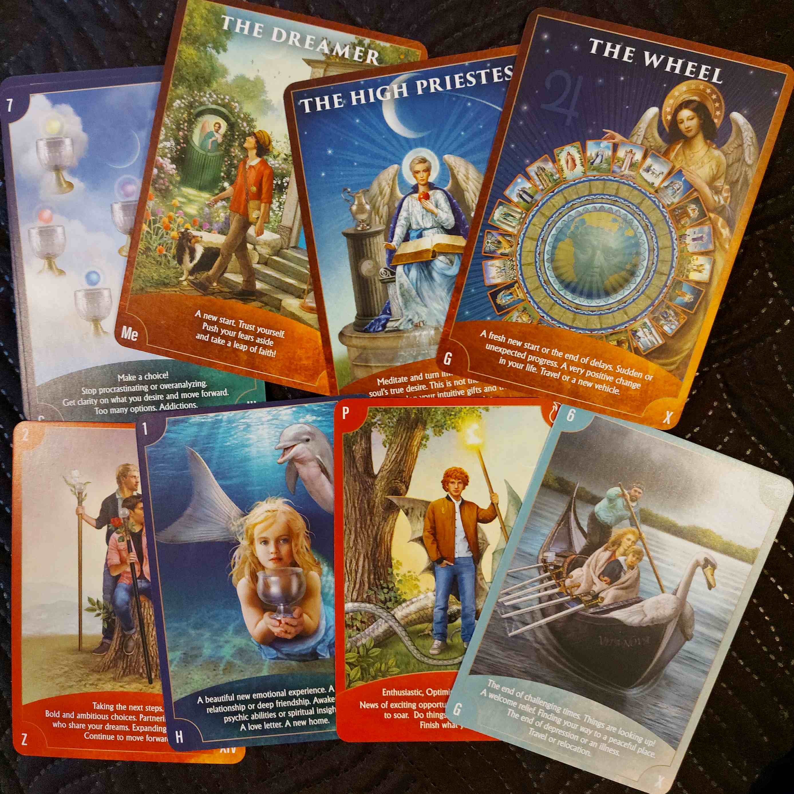 Angel Wisdom Tarot kortteja